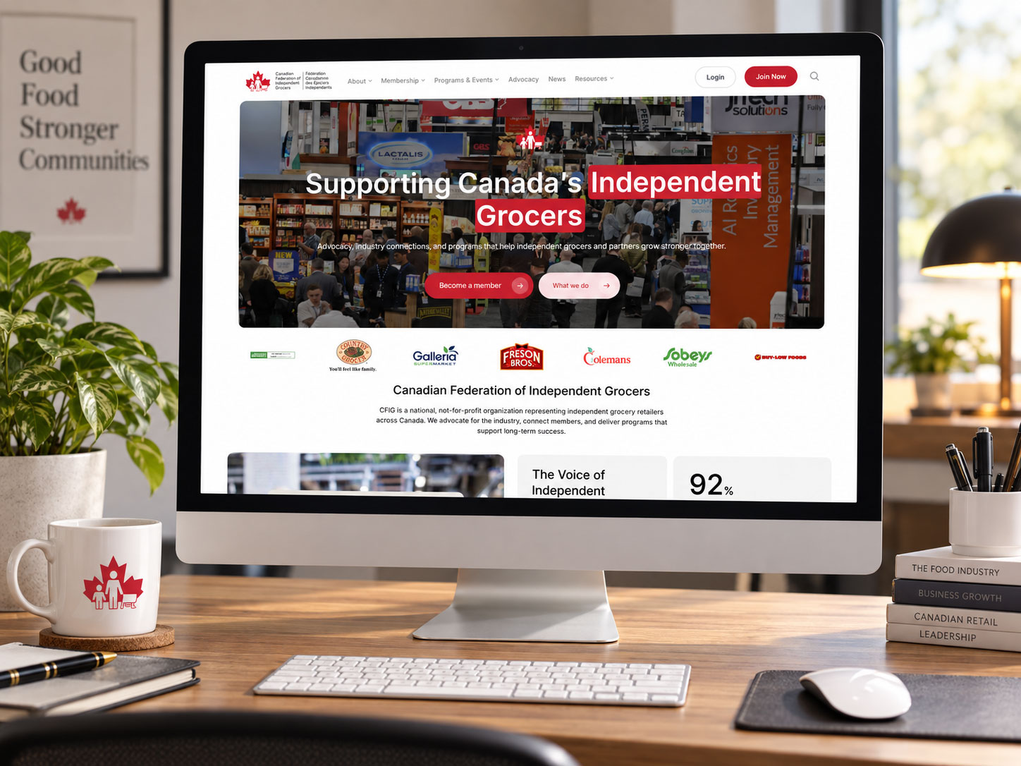 CFIG website desktop screenshot